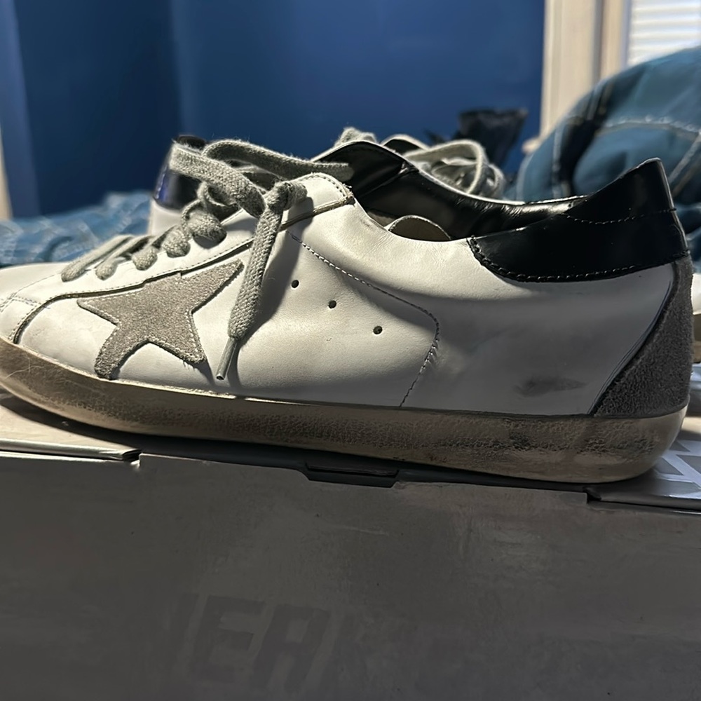 Golden goose wore once box and dust bag